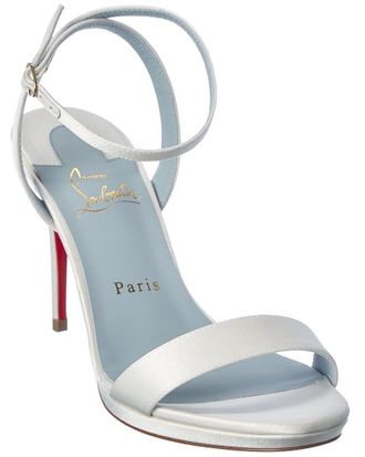 Christian Louboutin Loubi Queen 100 Satin Sandal