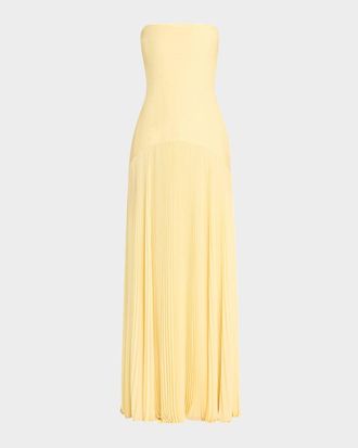 Alexis Sunniva Strapless Drop-Waist Dress