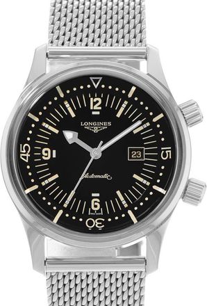 Longines Pre-owned Longines Heritage Black Dial Mens Watch L3.374.4.50.6