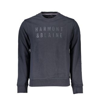 Harmont & Blaine Blue Cotton Mens Mens Sweatshirt