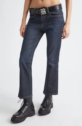 R13 Kick Fit Crop Jeans in Avery Indigo at Nordstrom, Size 27