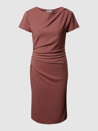 Tiger Of Sweden Tiger of Sweden Knielanges Kleid mit seitlicher Raffung Modell IZLO in Rostrot, Gr&ouml;&szlig;e 44