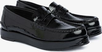 Pedro Garcia Maxi loafer in black patent leather | Sergia | Fall winter 26