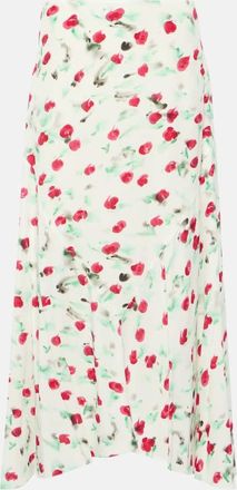 Marni Printed midi skirt