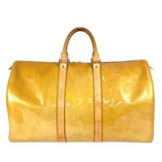 Louis Vuitton Vintage Weekend Bags, unisex, Beige, ONE SIZE, Pre-owned Weekend Bag