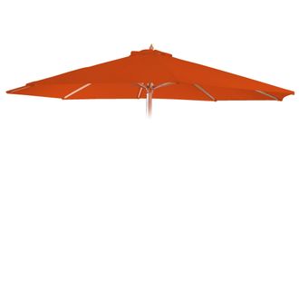Hhg Nunca Usado] Funda De Recambio Para Parasol Florida, Funda De Recambio Para Parasol, &Oslash; 3m Poli&eacute;ster 6 Varillas, Terracota