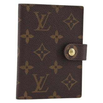 Louis Vuitton Pre-owned Wallets, female, Brown, Size: ONE SIZE Pre-owned Day Planner Cover