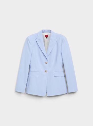 HUGO BOSS Womens Asmalla golden buttons blue Blazer Jacket