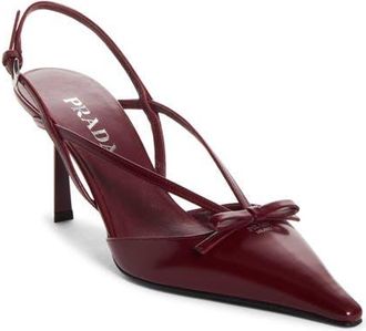 Prada Slingback Pump in F0D27 Porpora at Nordstrom, Size 36.5