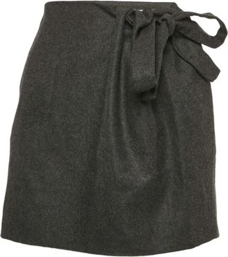 Chlo&eacute; 2024 wool mini skirt - Black