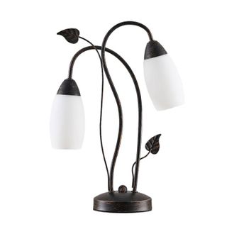 Lindby Lindby L&aacute;mpara De Mesa stefania En Marr&oacute;n Vidrio