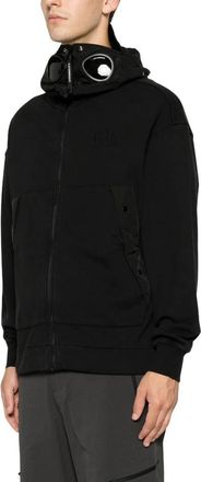 C.P. Company Mss 032A00 5835M 999 Sweatshirt - Heren - Vesten met rits - Zwart - XL - Hoodies & sweatvesten