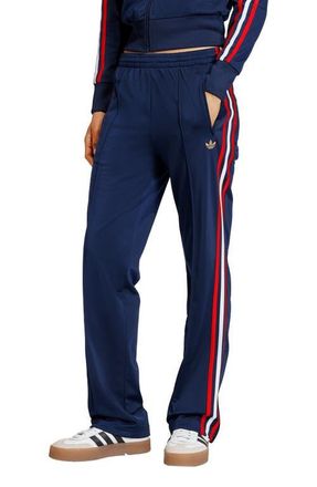 adidas Originals 3-Stripes Slim Fit T-Shirt in Night Indigo/Scarlet/White at Nordstrom, Size X-Small