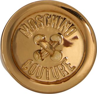 Moschino Couture Ring - Dames - Ringen - Geel - S - Accessoires