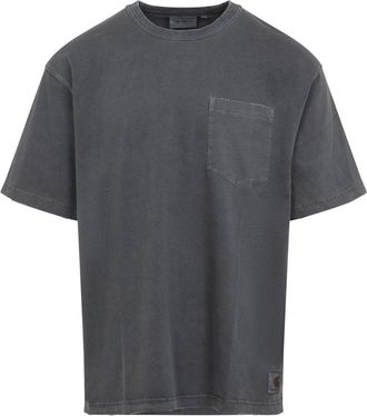 Carhartt Work in Progress Black S/S Torion Pocket Cotton T-Shirt-Uomo
