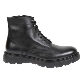 Doucal's 3575 Veterboot - Heren - Schoenen - Zwart - Maat: 43 EU Leer