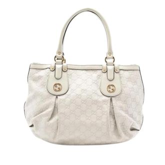 Gucci Pre-owned Handbags, female, White, Size: ONE SIZE Pre-owned The Scarlett Tote Bag