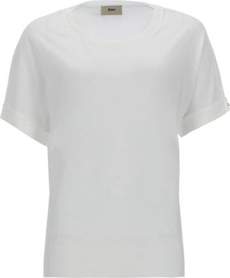 Herno White Crew Neck T-Shirt