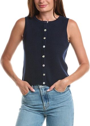 CeCe by Cynthia Steffe Cece Pointelle Button Up Top