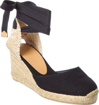 Castaner Carina Canvas Wedge Sandal