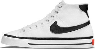 Nike (WMNS) Nike Court Legacy Canvas Mid White Black DD0161-100