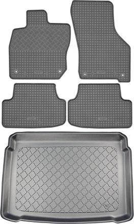OEM Juego De Alfombrillas De Goma Para Coche Y Alfombrilla Para Maletero Para Audi A3 8y Hatchback (5 Puertas) A Partir De Marzo De 2020