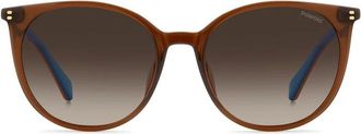 Polaroid PLD 4208/S/X Zonnebril - Dames - Zonnebrillen - Bruin - 55 MM - Accessoires
