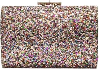 Jimmy Choo London Pre-owned Clutches, female, Multicolor, Size: ONE SIZE Pre-owned Leather Clutch