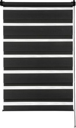 Gardinia Doppelrollo »Easyfix« halbtransparent Sichtschutz mit Bohren/ohne Bohren freihängend segmentweise gewebter Stoff