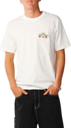 Rip Curl Hazed & Tubed Graphic T-Shirt in Bone at Nordstrom, Size Xx-Large
