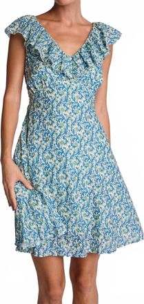 Sundays Cassie Mini Dress In Embroidered Floral