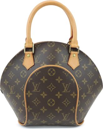 Louis Vuitton Ellipse Monogram Canvas Brown Canvas Handbag (Pre-Owned)