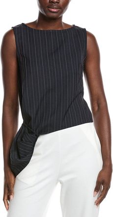 Gracia Cross Body Drape Sleeveless Top