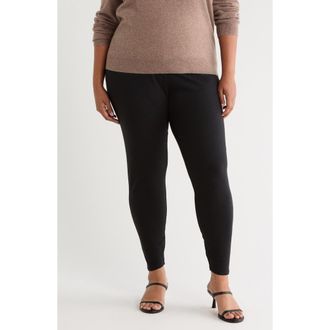 Eileen Fisher High Waist Ankle Leggings in Black at Nordstrom, Size 1X