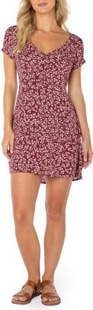 Roxy Cool Breeze Minidress in Port at Nordstrom, Size X-Large