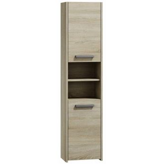 Topeshop Pisa - Armario De Ba&ntilde;o Estilo Moderno -170x40x30cm - Armario De Pared De Ba&ntilde;o - Almacenamiento De Ba&ntilde;o
