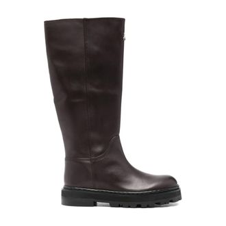 Patrizia Pepe Schoenen, Dames, Bruin, 38 EU, Leer, Kniekouslaarzen