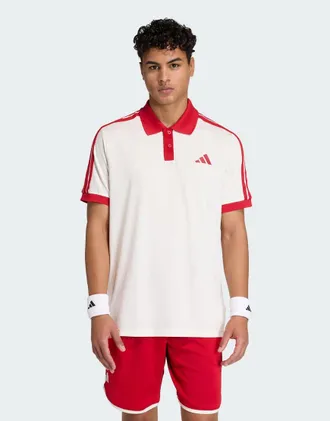 adidas Tennis Classics - Polo bianco gesso