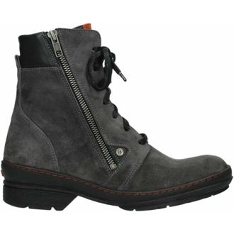 Wolky Partizan Veterboots - Dames - Schoenen - Grijs - Maat: 41 EU Wol