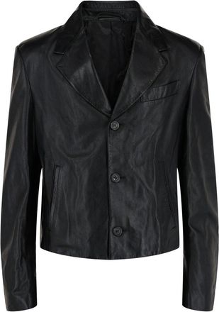 Ferragamo Leather Blazer