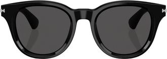 Burberry Dark Grey Round Mens Sunglasses BE4439F 300187 51