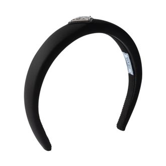 Prada Re-Nylon Haarband - Dames - Accessoires - Zwart - ONE Size - Nylon - Accessoires