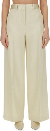 Jil Sander High-Waisted Tailored Pants With Wide Legs