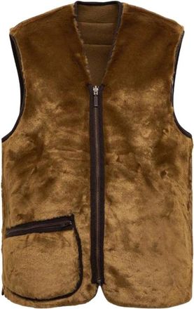 Barbour Gezellige Pile Vest - Heren - Bodywarmers - Bruin - M - Jassen