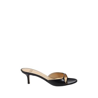 Francesco Russo Heeled Mules, female, Black, Size: 6 1/2 US 300 Mule