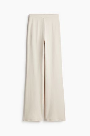H&M Ausgestellte Hose - Beige