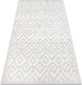 RugsX Rugsx - Alfombra Santo Sisal 58381 Diamantes, Zigzag Beige Beige 180x270 Cm