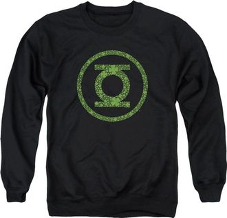 Gildan Green Lantern St. Patrick&acute;s Day Shamrock Logo Adult Crewneck Sweatshirt