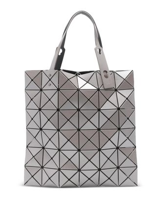 Bao Bao Issey Miyake Lucent geometric panel tote bag - men - PVC - One Size - Grey