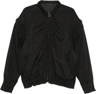 RAXXY Ruffled-embellishment Bomber Jacket